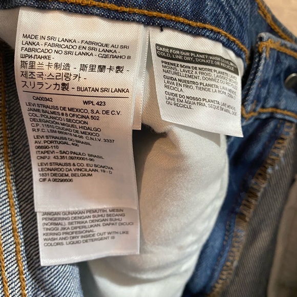 NWT Levi’s Deconstructed Jean Skirt Sz 4 - Picture 9 of 10